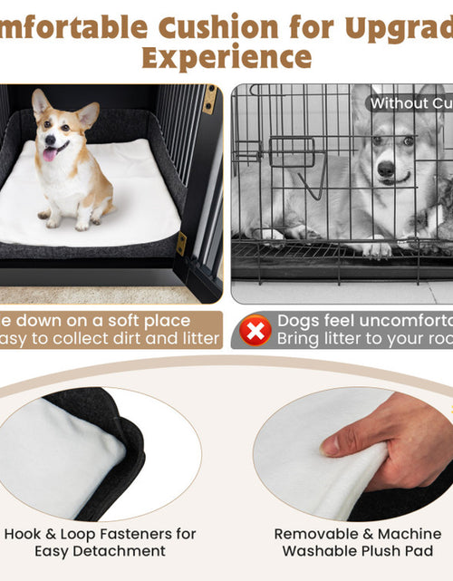 Load image into Gallery viewer, 2-In-1 Dog House with Drawer and Wired Wireless Charging
