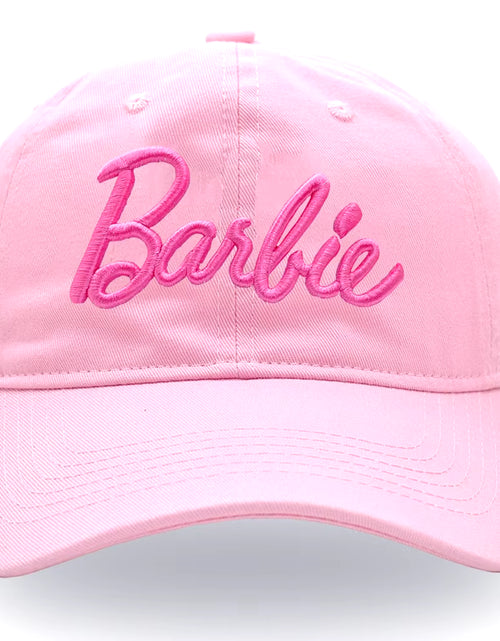 Load image into Gallery viewer, New Kawaii Barbie Letters Embroidered Baseball Cap Anime Cartoon Fashion Summer Adjustable Sun Caps Outdoor Casual Peaked Hat
