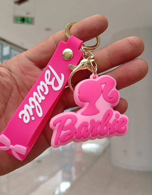 Load image into Gallery viewer, Barbie Letter Keychain Kawaii Cartoon Y2K Love Coin Purse Anime Car Key Pendant Girl Heart Gift Wholesale
