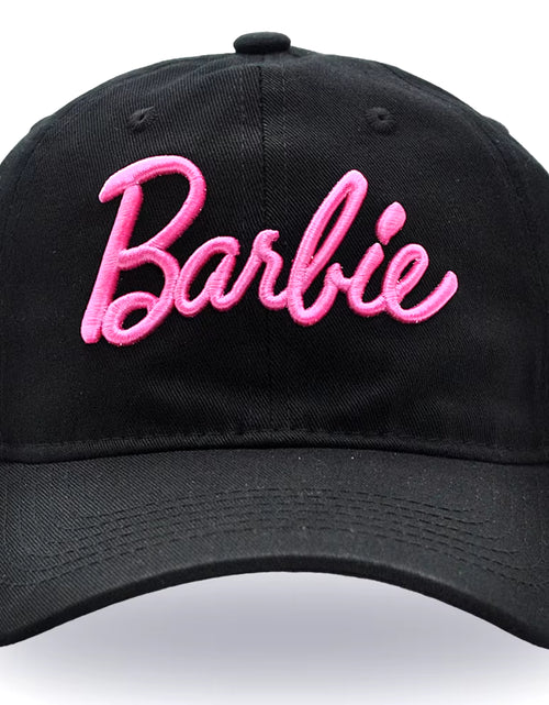 Load image into Gallery viewer, New Kawaii Barbie Letters Embroidered Baseball Cap Anime Cartoon Fashion Summer Adjustable Sun Caps Outdoor Casual Peaked Hat
