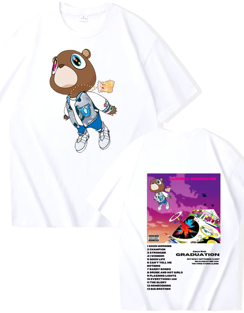 Load image into Gallery viewer, Kanye West Graduation T-Shirts Harajuku O-Neck Short Sleeve Man Woman Shirts Fans Gift
