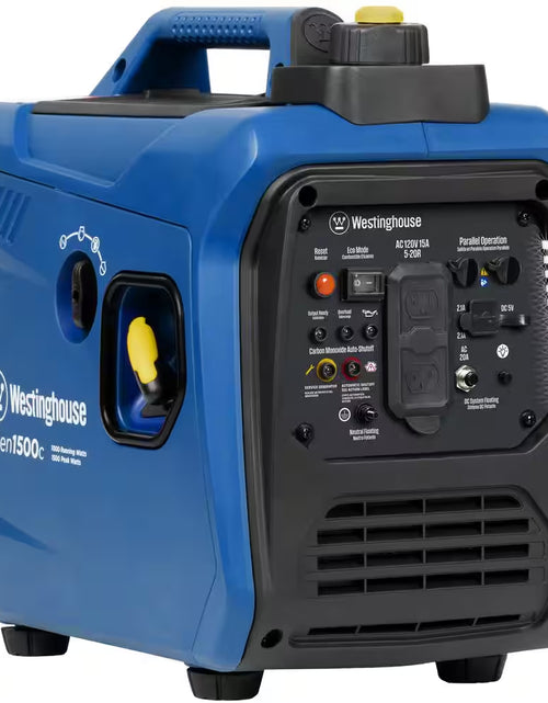 Load image into Gallery viewer, 1,500-Watt Gas Powered Portable Inverter Generator with Recoil Start and Quiet Technology
