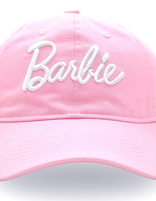 Load image into Gallery viewer, New Kawaii Barbie Letters Embroidered Baseball Cap Anime Cartoon Fashion Summer Adjustable Sun Caps Outdoor Casual Peaked Hat
