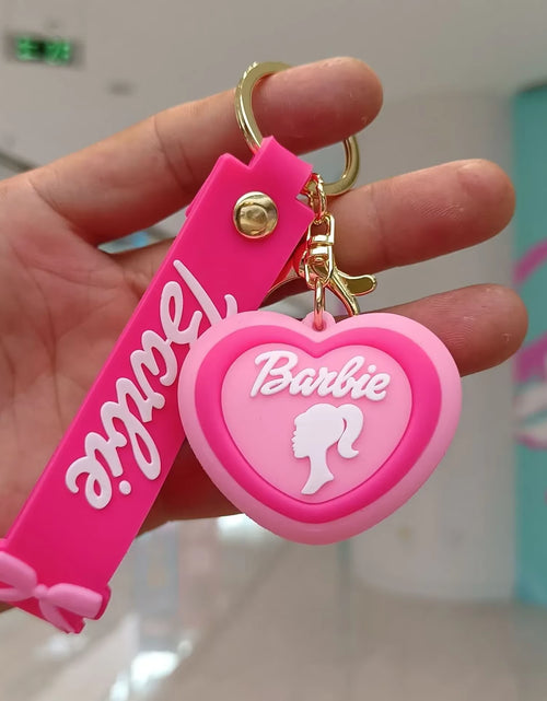 Load image into Gallery viewer, Barbie Letter Keychain Kawaii Cartoon Y2K Love Coin Purse Anime Car Key Pendant Girl Heart Gift Wholesale
