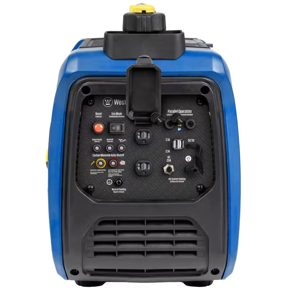 1,500-Watt Gas Powered Portable Inverter Generator with Recoil Start and Quiet Technology