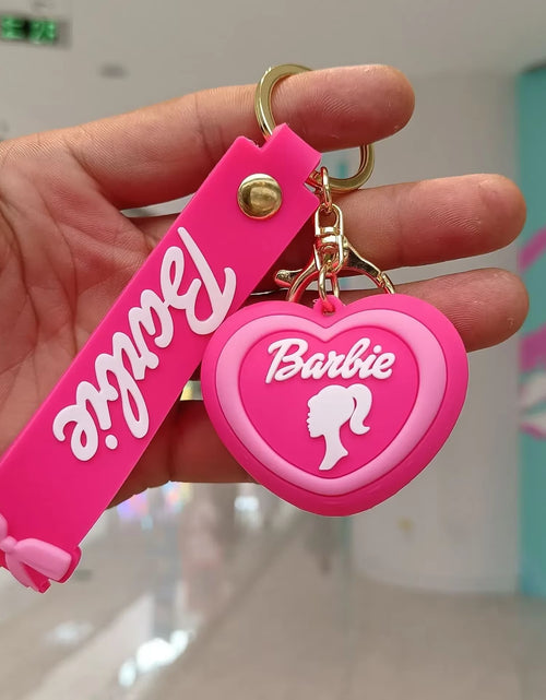 Load image into Gallery viewer, Barbie Letter Keychain Kawaii Cartoon Y2K Love Coin Purse Anime Car Key Pendant Girl Heart Gift Wholesale
