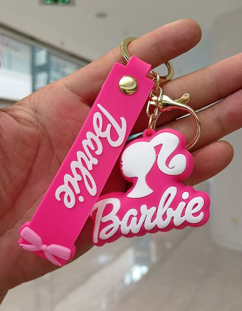 Load image into Gallery viewer, Barbie Letter Keychain Kawaii Cartoon Y2K Love Coin Purse Anime Car Key Pendant Girl Heart Gift Wholesale
