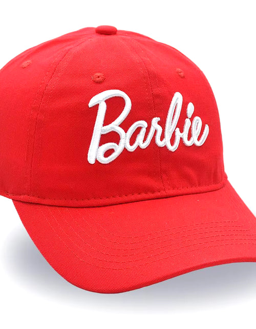 Load image into Gallery viewer, New Kawaii Barbie Letters Embroidered Baseball Cap Anime Cartoon Fashion Summer Adjustable Sun Caps Outdoor Casual Peaked Hat
